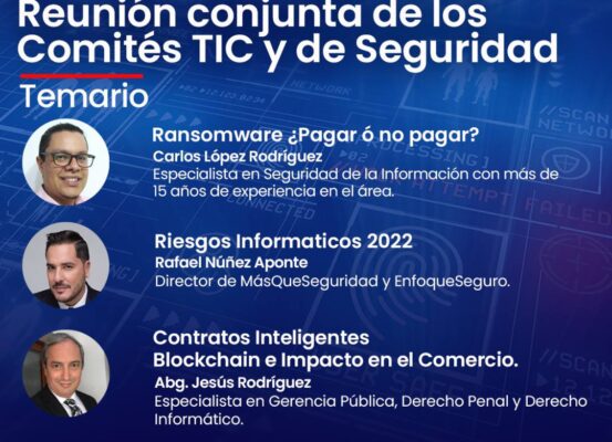 Rafael Núñez será ponente en la Reunión Conjunta de los Comités CTI y de Seguridad de la Cámara Venezolano Británica de Comercio- Foto
